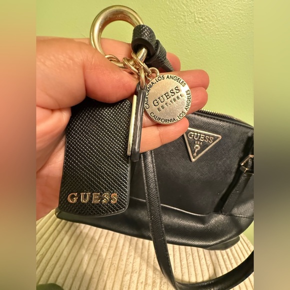 Guess Black Handbag with Gold Details - Picture 11 of 12